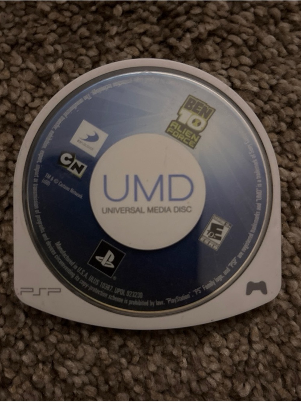 Sony UMD Disc - Ben 10 Alien Force (Blue)